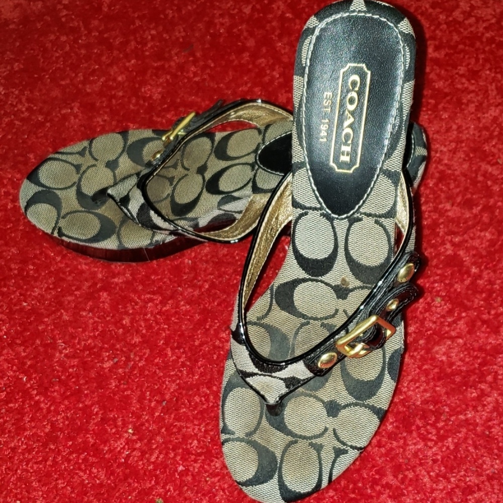 Authentic Coach Sandals
